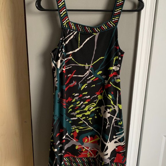 Colourful BCBG light mini tank dress - Picture 2 of 4